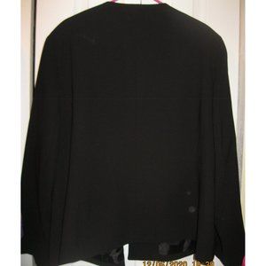 Black Kasper Suit Jacket Size 24W